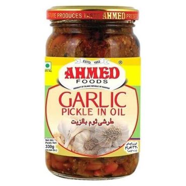 Ahmed Garlic Pickle 330Gm, 12 Pieces Per Carton